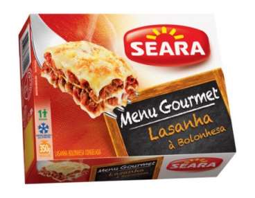 Lasanha bolonhesa seara menu gourmet