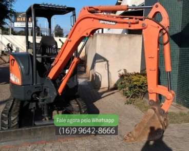 Mini escavadeira doosan dx27z ano 14