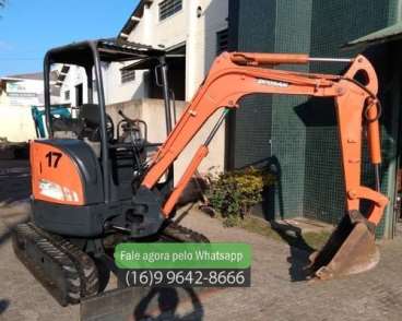 Mini escavadeira doosan dx27z ano 14