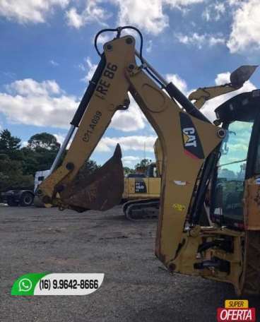 Escavadeira cat 416e 4x2 ano 09